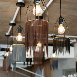 Chain Fringed Lights in Earth tones