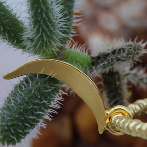 Macrame Mini Moon bracelet