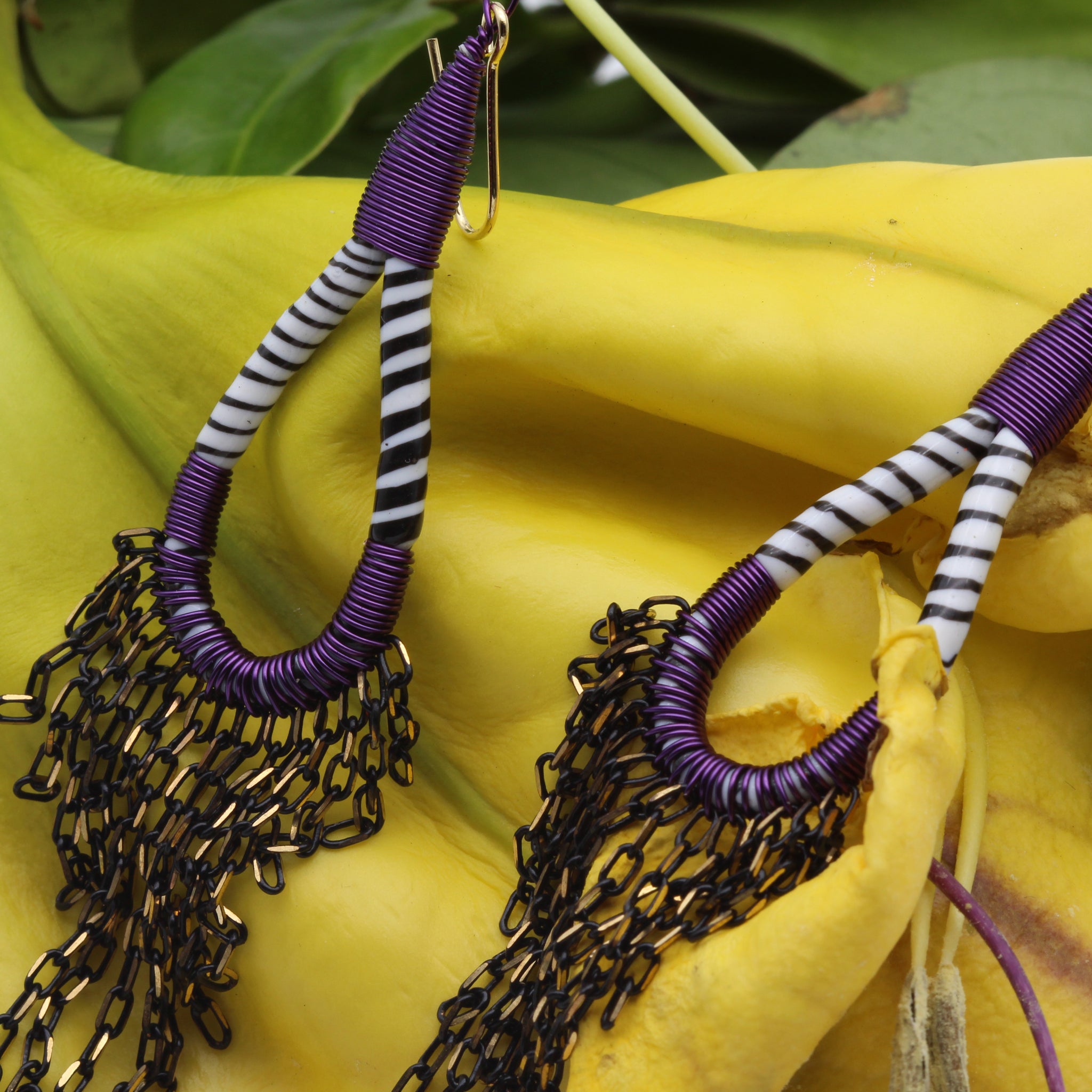 Upcycled Flip Flop Earrings