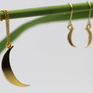 Mini Moon Crescent earrings
