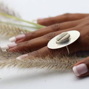 Cowrie Disc Silver
