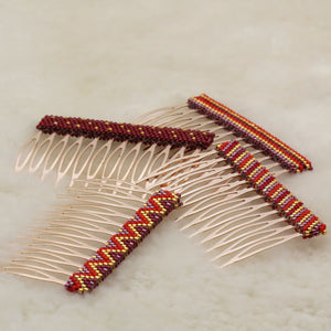 Hair combs red